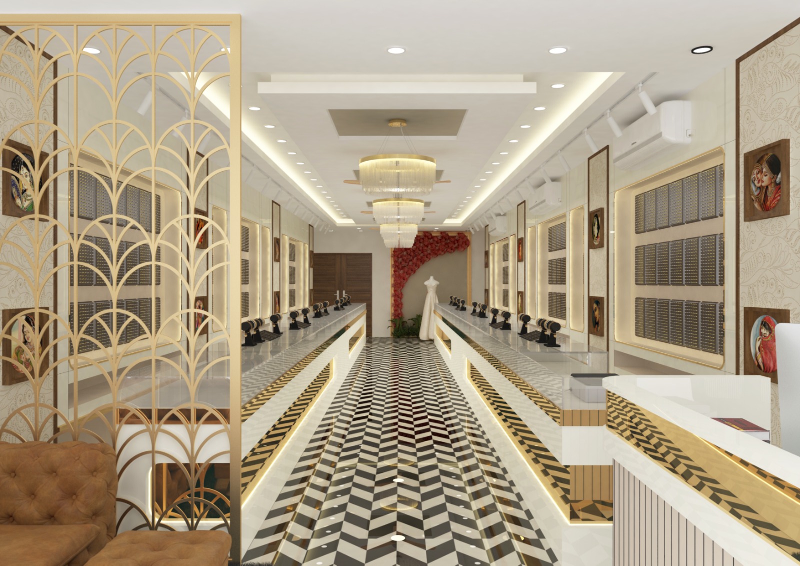 Jewellery Shop Interior Designing Services in Coimbatore